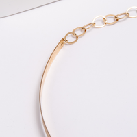 choker necklace in 14k gold filled or sterling silver