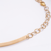 choker necklace in 14k gold filled or sterling silver