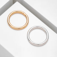 finer thick wire ring in 14k gold filled or sterling silver